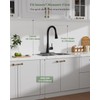 APPASO Touchless Kitchen Faucet Black, Side Motion Sensor Activated Hands-Free