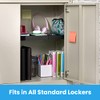 LockerMate Adjust-A-Shelf Locker Shelf, Easy to Use, Extends to Fit