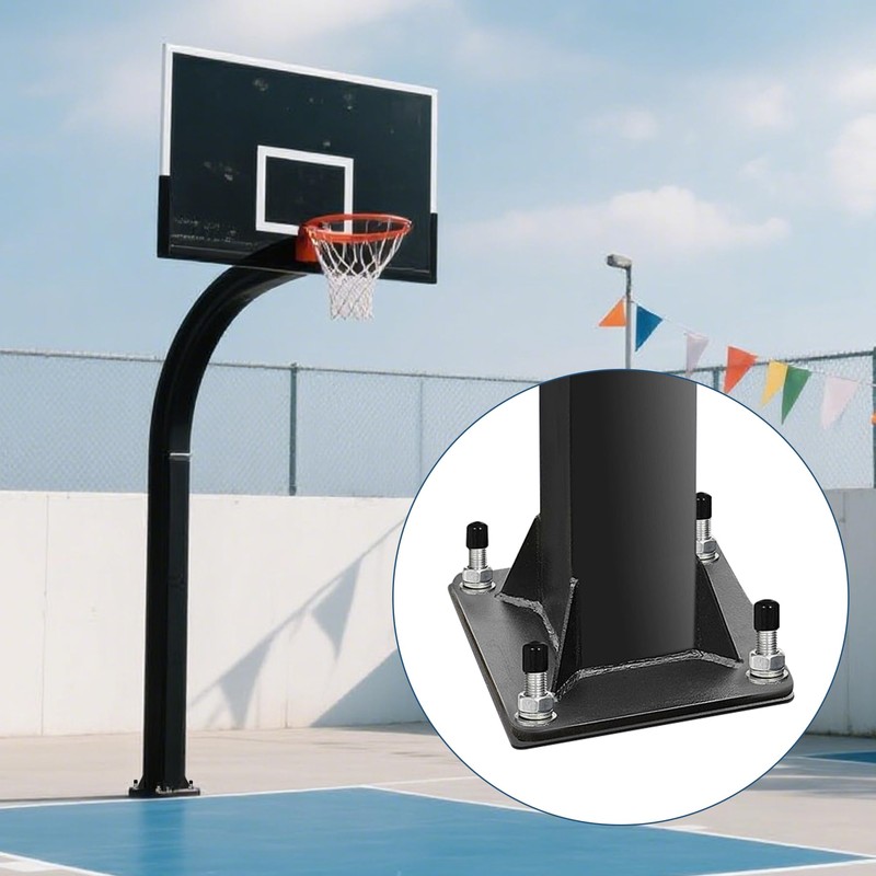 Toriexon Basketball Hoop Anchor Kit 9”, Universal Fit Ground Anchor