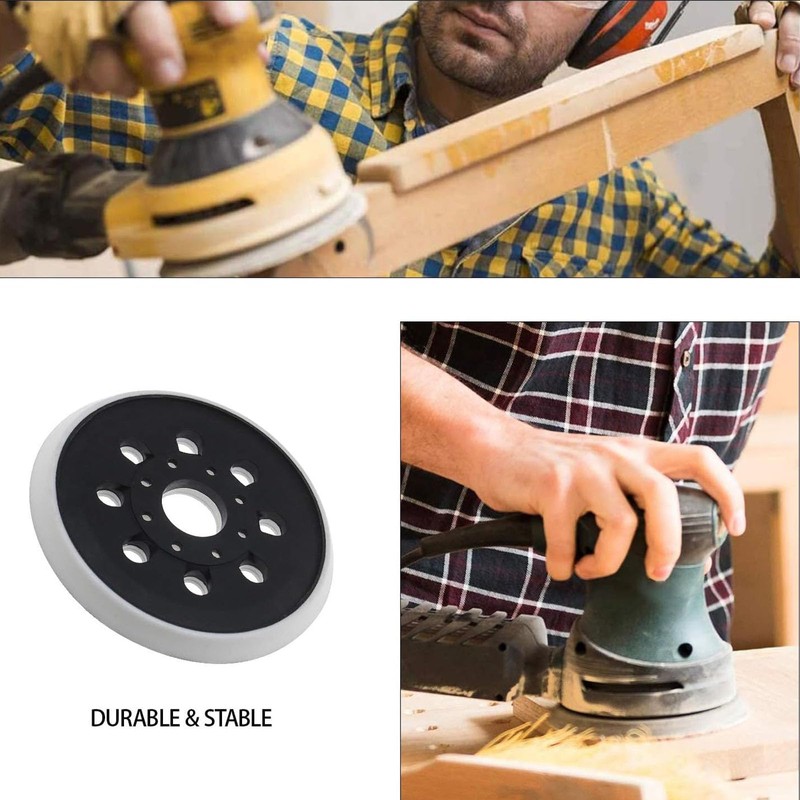 5 Inch 8 Hole Replacement Sander Pad with Hook &