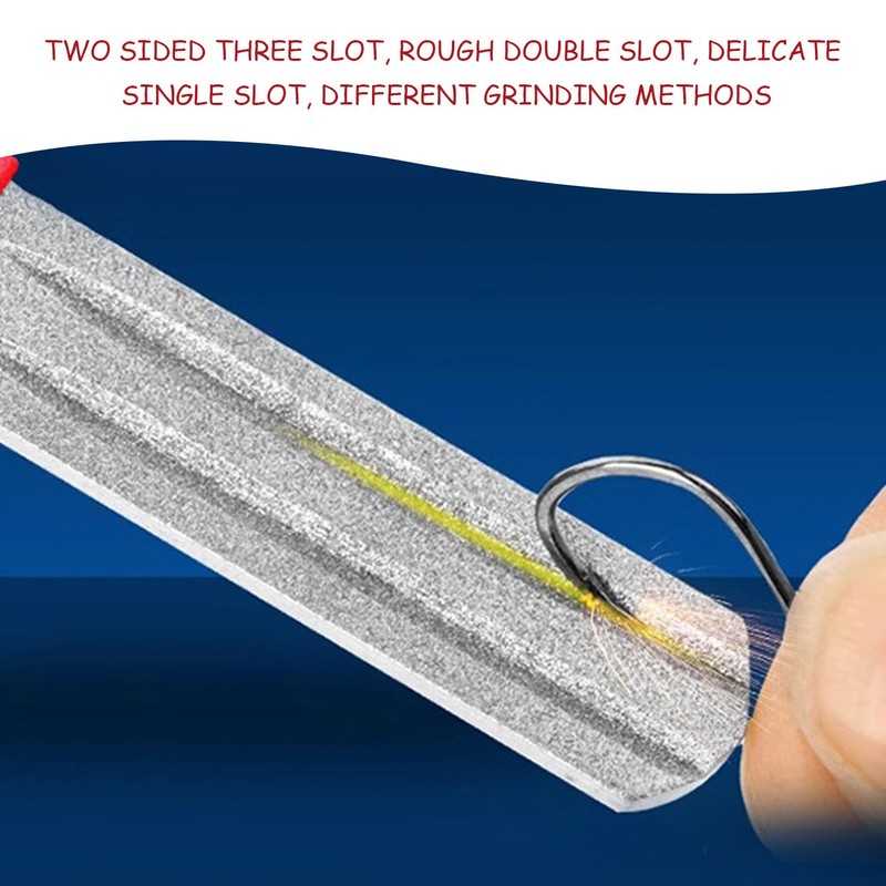 TYFGRT 2 Pieces Fishing Hook Sharpener, Fishing Hook Sharpening Accessories,
