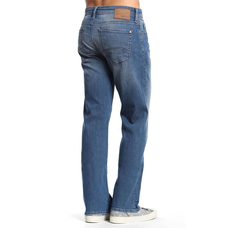 Mavi Men's Myles Straight Leg, Mid Blue Portland Size 33W