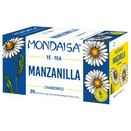 MONDAISA - Chamomile Tea, 20 Tea Bags (Pack of 4), 1.40 oz each one. KOSHER Certified