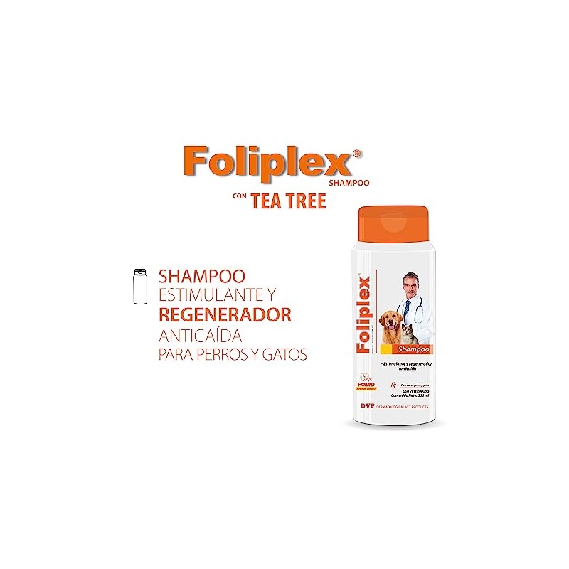 HOLLAND Shampoo Foliplex, Estimulante y Regenerador Anticaída.