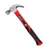 WISEUP Hammer, 226 g (8 oz) shock-absorbing claw hammer, forged