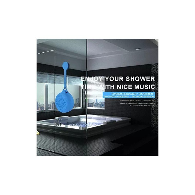 AquaSound Small Bluetooth Speaker Portable Wireless Outdoor Camping Gear Hiking