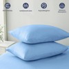 LINENOVA 100% Luxury Cotton Standard Pillowcases(Set of 2),Super Soft and