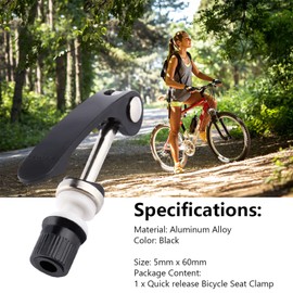Bicycle Seat Post Quick Release Bicycle Seat Clamp Bicycle QR Quick Release Seatpost Seatpost Clamp Spike Bolt