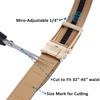 Ratchet Dress Belts for Men,Slide Automatic Buckle 1 3/16" Wide