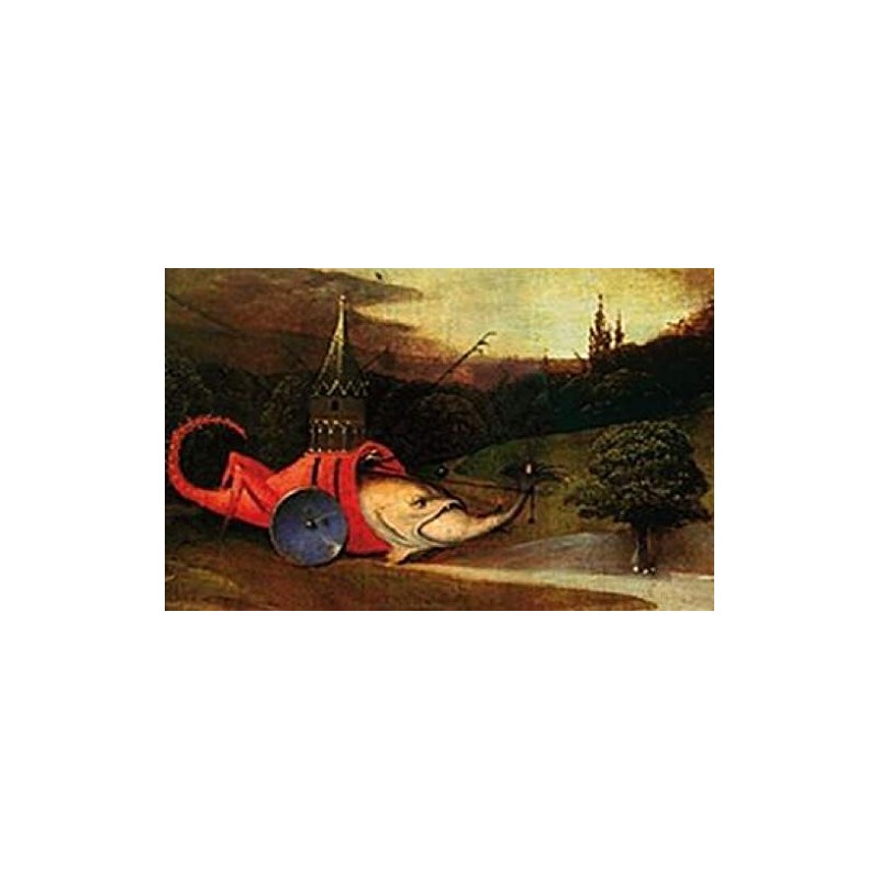 Parastone Fish with Tower from the Temptation of Saint Anthony