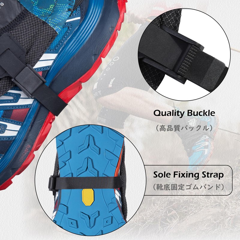 TRIWONDER Gaiters Running Mountain Climbing Spats UV Cut Short Gaiters