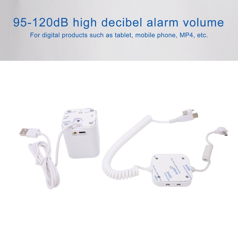 Anti Theft Display Stand 95‑120dB Security Alarm Fast Charging Claw