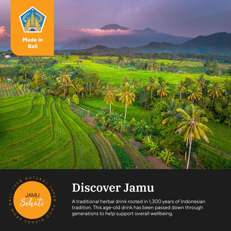 JamuSehati Immunity, Natural Superfoods Blend from Bali, Containing Javanese Turmeric,