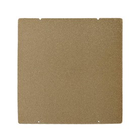 BCZAMD Prusa MK4 I3 MK3 MK52 Gold Double Sided Textured PEI Spring Steel Sheet Powder Coated PEI Build Plate for Prusa i3/Ａquila pro/CR6 SE MK2.5S MK3 MK3S, 253.8 x 241MM