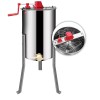 Efficient 3 Frames Manual Honey Extractor for Beekeepers, Stainless Steel