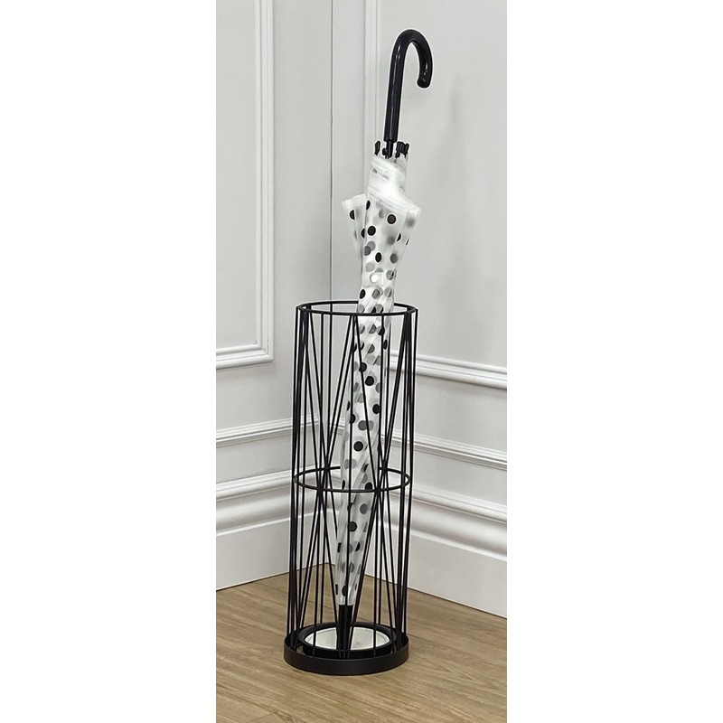 Mango Steam Pluvian Soakstone Umbrella Holder (Regular, Black)