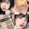Unknown 하이라이터 쉐딩 쥬디돌 매트 내추럴 컬러 렌더링 오래 지속되는 그루밍 컨투어링 천연 화장품 Highlighter Shading Judy Doll Matte Natural Color Rendering Long-Lasting Grooming Contouring Natural Cosmetics [01 Concealer B01]