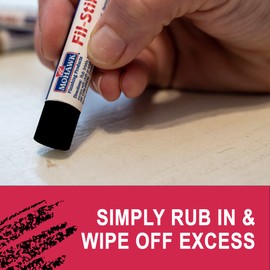 MOHAWK Finishing Products Fill Stick (Fil-Stik) Putty Stick for Wood Repair (Midnight Mistique)- Rub On Semi-Soft Wax Filler Stick