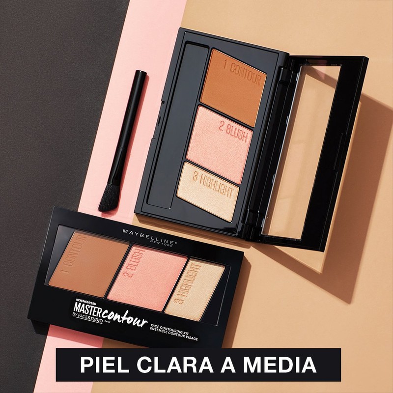 Maybelline Facestudio Master Contour Face Contouring Kit, Medium to Deep,