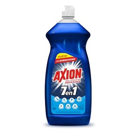 Axion Blue, Lavatrastes Lquido 7 en 1, con Bicarbonato de Sodio, 100 Efectivo Arrancagrasa para Lavar Trastes de Cocina, 900 mL                       