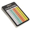 Outanaya 10pcs Golf Scorecards Golf Distance Reference Cards for Accurate