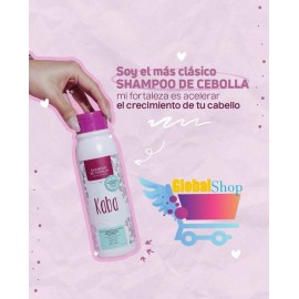 Kaba Onion Shampoo – Natural Hair Strengthening & Growth Formula with Onion Extract, Vitamins, and Nourishing Botanicals – Helps Reduce Hair Loss, Strengthen Roots, Restore Shine & Promote Healthy Hair for All Hair Types