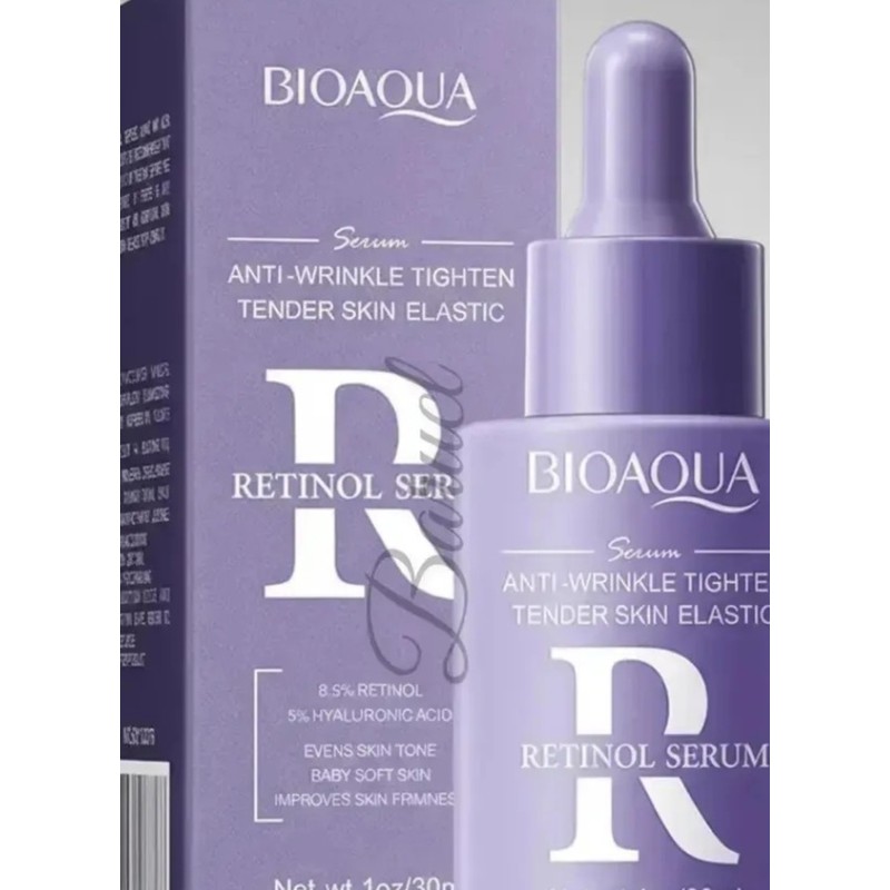 Bioaqua Sérum con Retinol, Antiarrugas Antiedad Suaviza Líneas DíaNoche
