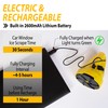 ZONETECH Electric Snow Ice Scraper USB Rechargeable - Premium Quality