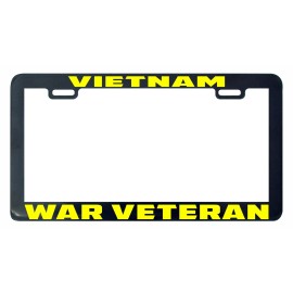 Unbranded Vietnam War veteran license plate frame holder