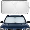 Car Windshield Sun Shade - Foldable Reflective Sun Visor for