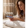 2026 Bluetooth Pillow Speaker, 12mm Ultra-Slim Under Pillow Speaker for