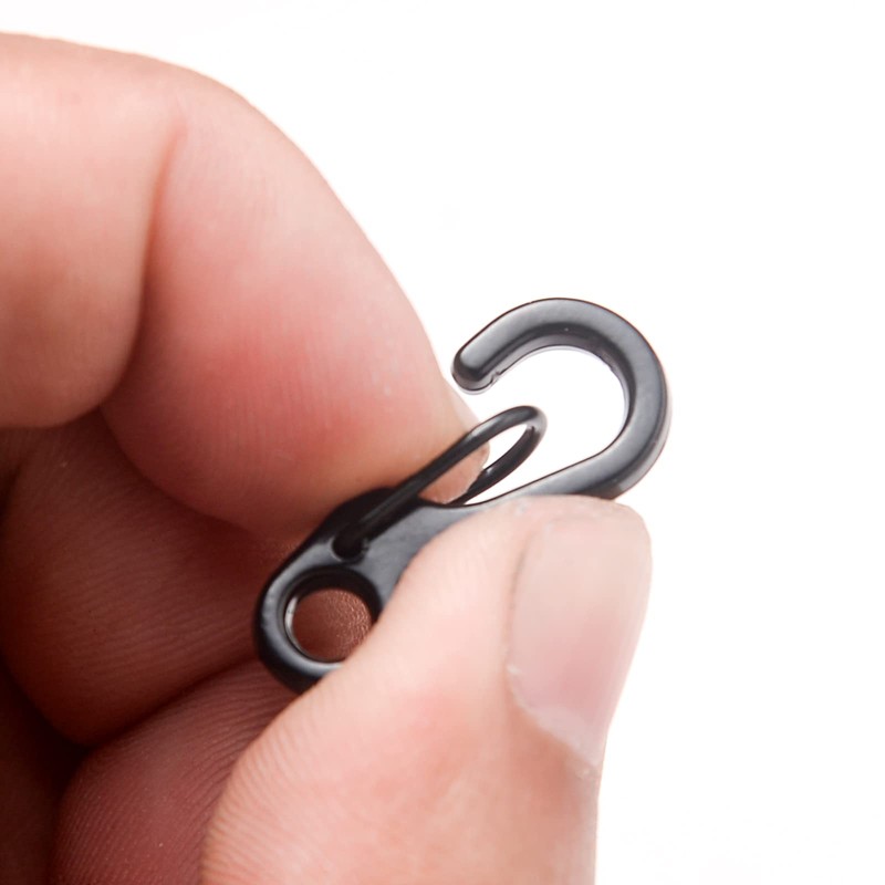 Mini Carabiner Clip Spring Snap Hook Buckle Clasps for Paracord