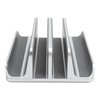 Laptop Organizer Aluminum Alloy Vertical Stand Adjustable Dual Slot for
