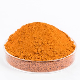 GOODTAKE Concrete Pigment, Orange Iron Oxide Pigment Powder, Concrete Cement Dye Color Pigment for Mortar, Grout, Plaster, Tile, Terracotta,Colorant,Paint,Manually Paving Concrete Mold (Orange, 4 oz)