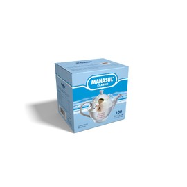 MANASUL Laxative Infusion basierend auf Sen, Melissa, Mint, Lakritz und Green Anis. Schachtel mit 100 Beuteln.