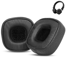 Gobelieve Replacement Earpads for Marshall Major I II III IV V Headphones - Protein Leather Ear Cushions for Major 1/2/3/4/5 Wireless/Wired Headsets - Black