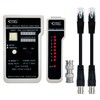 Nanocable 10.31.0303 - Professioneller Tester für RJ11/RJ12/RJ45, und Koaxialkabel