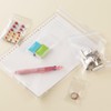 Shimojima Swan Transparent Bag with Zipper for E-4 B7, Pack