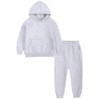 MYGBCPJS Youth 2PCS Jogger Outfits Set Fleece Hooded + Sweatpants