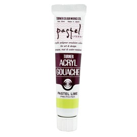 Turner Colour Works Acryl Gouache Artist Acrylic Paint - Single 20 ml Tube - Pastel Lime