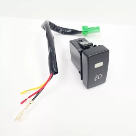 LEDIN Fog Driving Light On/Off Switch Button Plug Wire For 06 07 Accord 4DR JDM Style