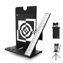 JJC Lens Calibration Pro Focus Measuring Board Auto Focus Adjustment Tool for Nikon D7500 D850 D810A D810 D800 Canon 5DM4 5DM3 5DM2 6D 6DM2 7D 7DM2 80D 70D 60D,1D Mark III IV, 1Ds Mark III, 1Dx Mark