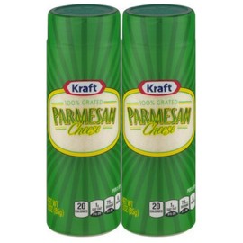 Kraft Grated Parmesan Cheese, 3 Oz (Pack of 2)