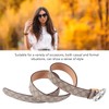 Men Belt Double G Pattern Stylish Adjustable Soft Rugged Men