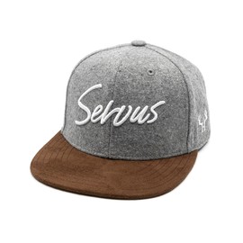 Du Hirsch Servus Bavarian Snapback Cap Children's Light Grey Felt L, lightgrey