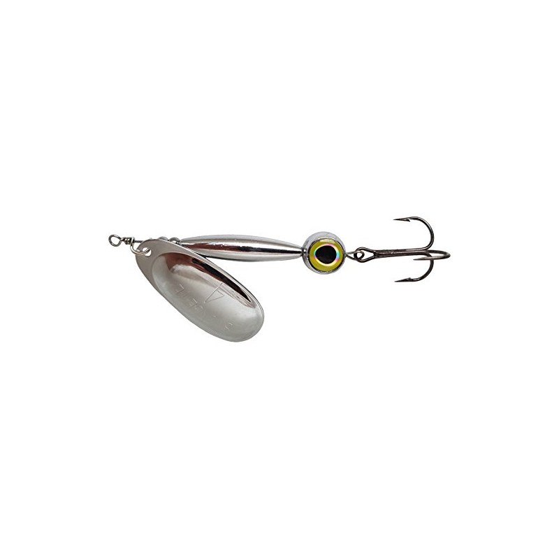 Thundermist Lure Company Eye#4-S-S-SIL Stingeye Spinner Fishing Lure, Silver