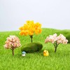 WINDAWNKE 4 Pack Artificial Grass 12 x 12 Inches Miniature
