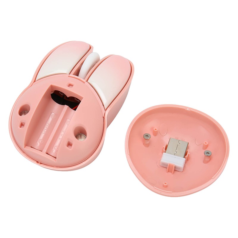 Cute Rabbit Wireless Mouse 2.4G Adjustable DPI Sensitivity 33ft Effective