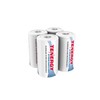 Tenergy Combo: 4 pcs Premium D Size Rechargeable Batteries High
