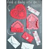 VALENTINES DAY DARK RED PAPER 6" HEART DOILIES 2 PACKS
